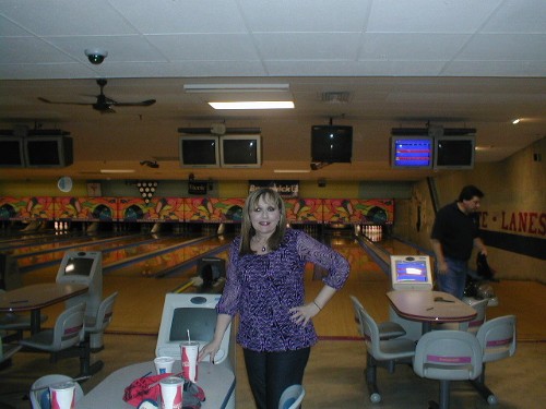 Debbie Butler, another bowler I met in my summer league who bowls in the Westgate Mixed League.