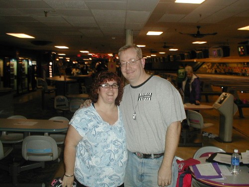 JoAnn and Shawn Coles.  Shawn is the secretary of my winter league in the 2008-09 season, the Brunswick Mixed League