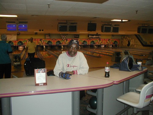 Ron Haynes.  He was in my summer league, but bowls the Westgate Mixed League in the winter.