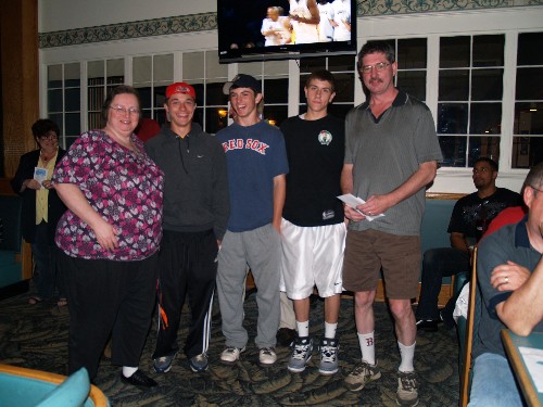 L to R:  Jeanne Bowker, Matt Montt, Bobby Geddes, Paul Murray, Steve Geddes